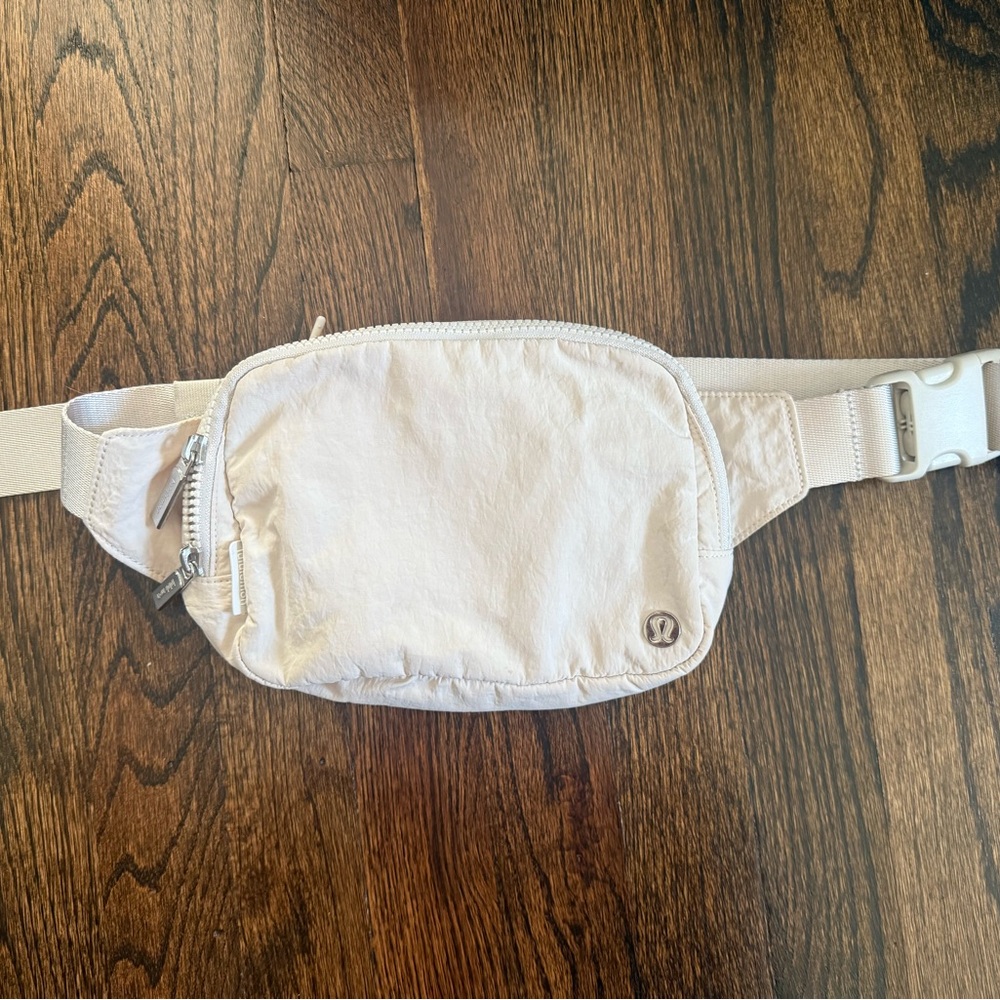 Lululemon Cream Belt Bag